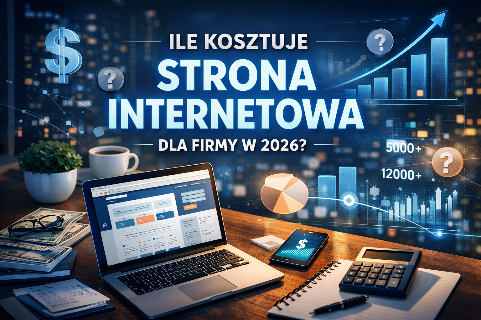 Grafika wpisu: Ile kosztuje strona internetowa dla firmy w 2026?